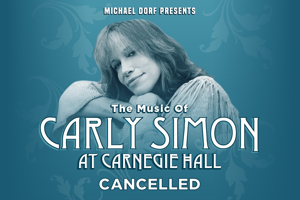MD Presents Music of Carly Simon Cancelled