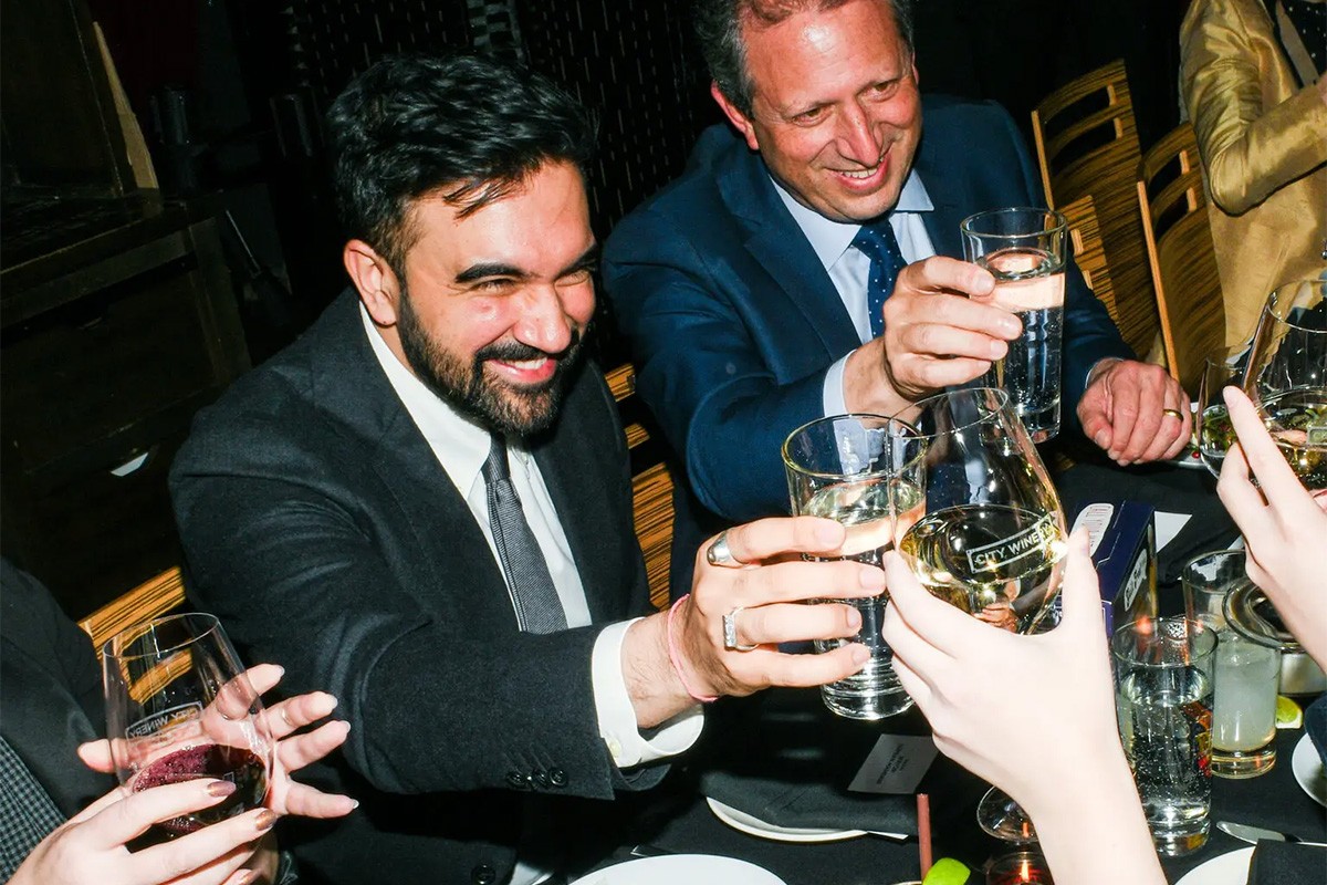 Mayor Zohran Mamdani at the 2026 Downtown Seder